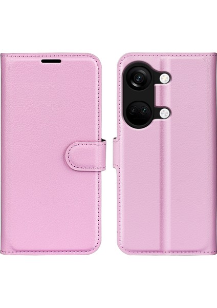 Oneplus Nord 3 5g Litchi Doku Cüzdan Pu Deri Telefon Kılıfı Stand Kapağı (Yurt Dışından)