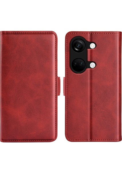 Oneplus Nord 3 5g Buzağı Dokusu Stand Kapağı, Pu Deri + Tpu Cüzdan Telefon Kılıfı (Yurt Dışından)