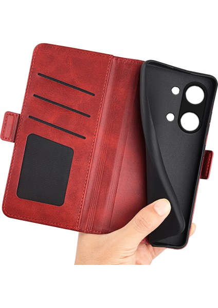 Oneplus Nord 3 5g Buzağı Dokusu Stand Kapağı, Pu Deri + Tpu Cüzdan Telefon Kılıfı (Yurt Dışından) fırsatları