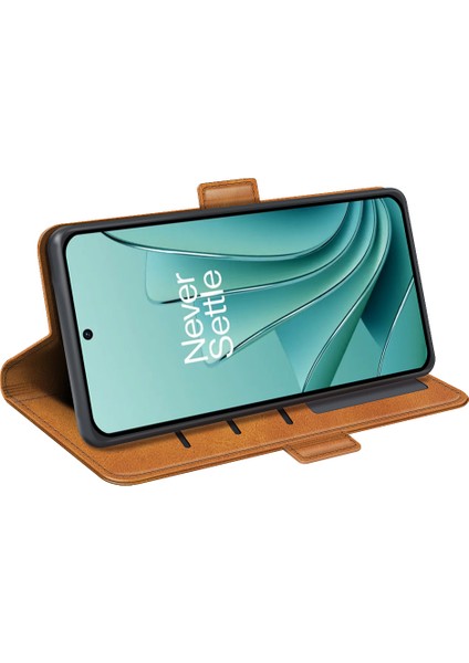 Oneplus Nord 3 5g Buzağı Dokusu Stand Kapağı, Pu Deri + Tpu Cüzdan Telefon Kılıfı (Yurt Dışından)