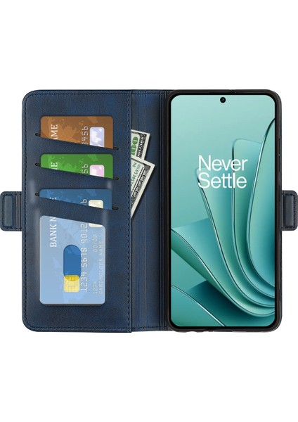 Oneplus Nord 3 5g Buzağı Dokusu Stand Kapağı, Pu Deri + Tpu Cüzdan Telefon Kılıfı (Yurt Dışından)