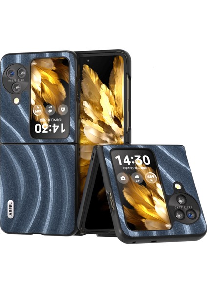 Oppo Telefon Kılıfı N3 Flip 5g, Pu Derili Kaplamalı Pc Önce Koruyucu Kapak (Yurt Dışından)