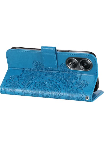 Oppo A58 4g Cüzdan Stand Kapağı, Çizgiye Karşı Çiçek Kavrama Pu Deri Deri Cüzdan Telefon Kılıfı (Yurt Dışından) modelleri