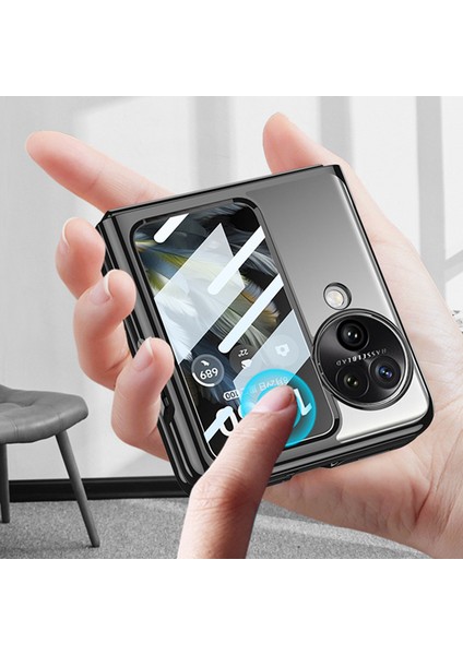 Oppo Find N3 Flip 5g Kılıf Elektrokaplanmış Temiz Pc Telefon Kapağı (Yurt Dışından) fiyatları