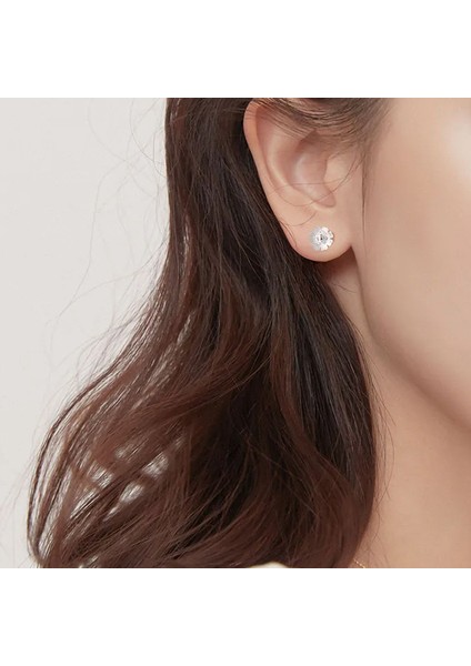 S999 Gümüş Çiçek Küpeler, Alerjisi Kolay Değil, Rahat Saklama (Yurt Dışından) modelleri