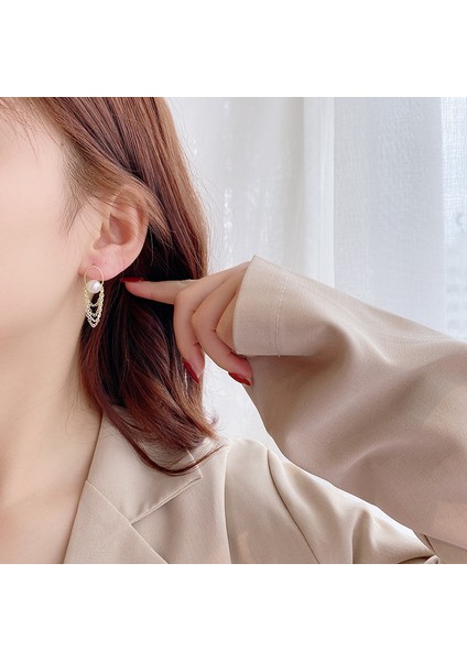 Moda Zincir Küpeler, Retro Mizaçlı Püsküllü Uzun Küpeler (Yurt Dışından)