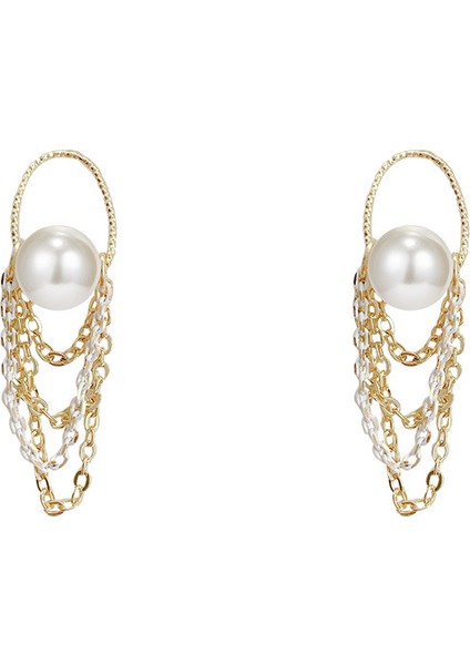 Moda Zincir Küpeler, Retro Mizaçlı Püsküllü Uzun Küpeler (Yurt Dışından) fiyatları