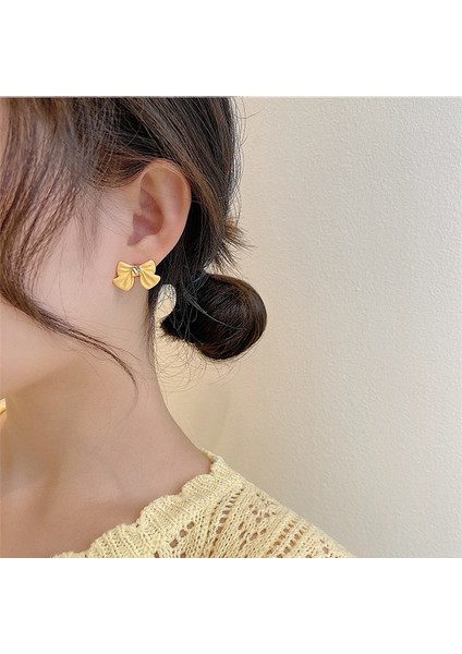 Şeker Rengi Fiyonk Püskül Küpeler, Uzun Moda Küpeler (Yurt Dışından) modelleri