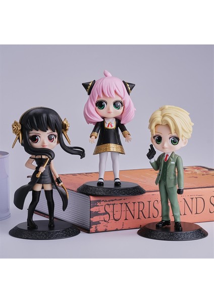 Hediye Vakti Anime Spy x Family - Figür 3 Lü Set  15 cm