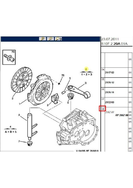 Debriyaj Seti 106 205 206 306 Saxo C15 Xsara (587306-205288)