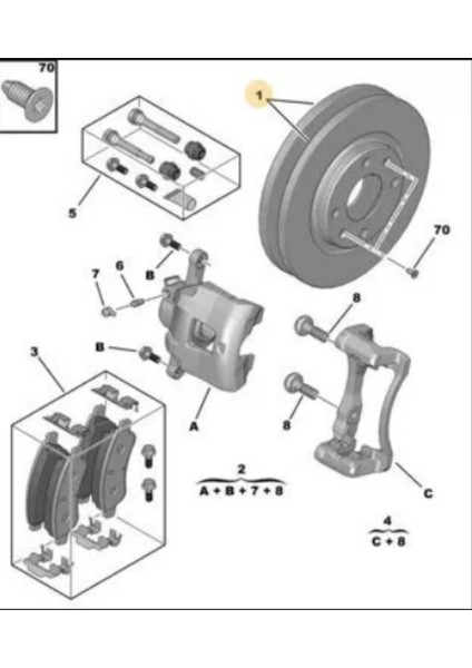 Ön Fren Disk C2 C3 C-Elysee Berlingo 301 Partner 96-(1608691680)