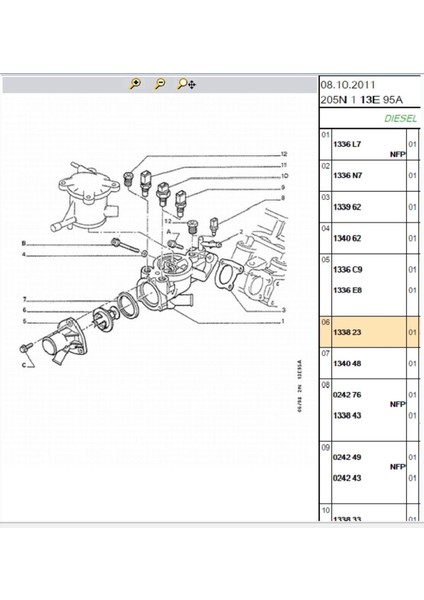 Termostat Partner Xud9 Dw8  (359001200070-91032-133823)