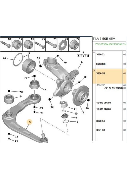 Salıncak Sol 206 (01837-3520.W0) fiyatları