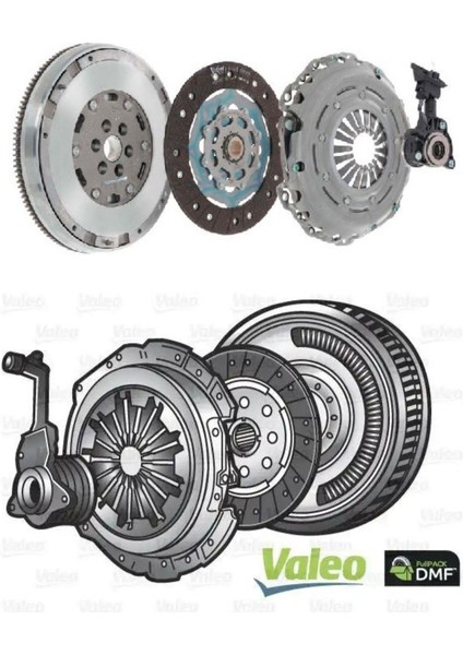 588026 VOLANTLI DEBRİYAJ & HİDROLİK RULMAN 208-308-3008-5008-C4 II D54-D55-C4 PICASSO DV6C 1.6HDI 8V (EURO5) modelleri