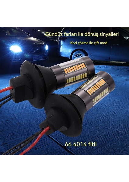 Araba LED Iki Renkli Dönüş Sinyali Gündüz Farı (Yurt Dışından) fiyatları