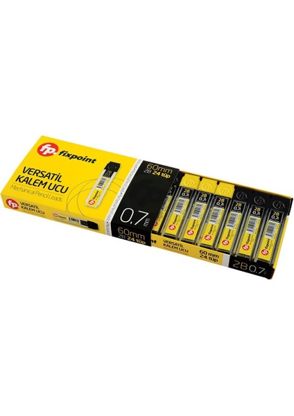 0,7 mm Kalem Ucu 60MM Kısa Min 24LÜ Fixpoint P-1824 fiyatları