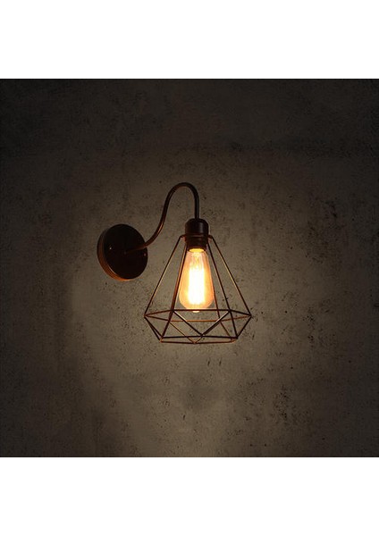 LED Duvar Işık Retro Loft Endüstriyel Duvar Lambası Siyah E27 Vintage Aplikler Duvar Lambası Endüstriyel Aydınlatma Armatürü Kapalı (Yurt Dışından)