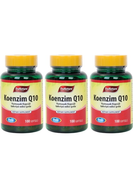 Koenzim Q10 3x100 Softgel Coenzyme Royal Jelly Omega 3
