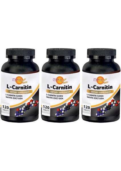 L-Karnitin 1000 Mg 3x120 Tablet L-Carnitine