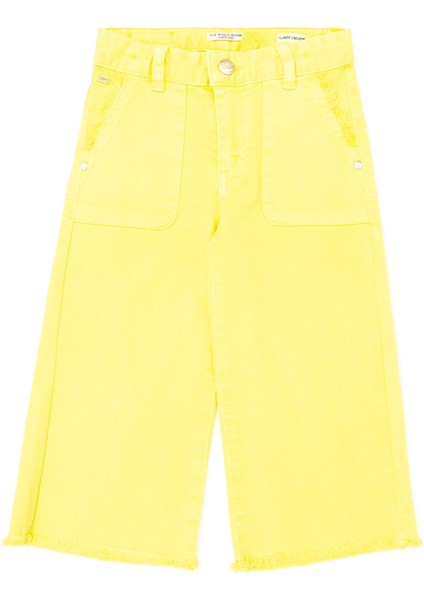 U.S. Polo Assn. Kız Çocuk Citron Pantolon (Kanvas-Chino) 50264079-VR168