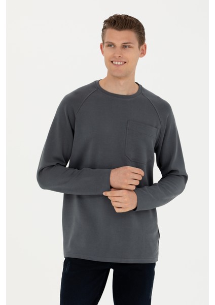 U.S. Polo Assn. Erkek Antrasit Sweatshirt 50270814-VR006