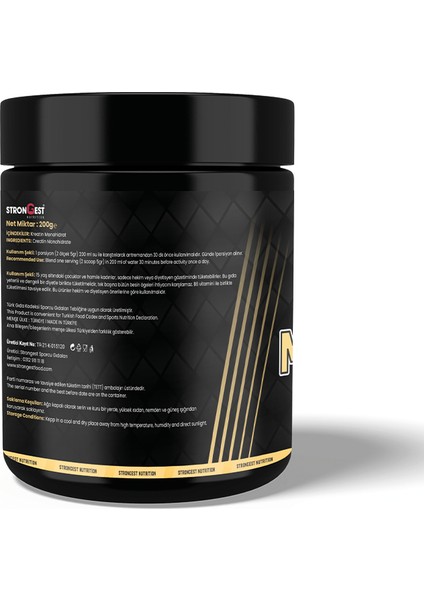 Creatine Monohydrate 200 gr 40 Servis