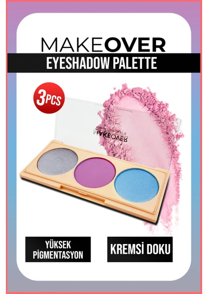 Makeover Eyeshadow Palette 3pcs No07