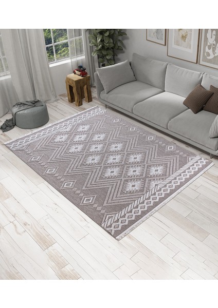 Olivia Vizon Bej %100 Polyester Bukleli Dokuma Makine Halısı Oturma Odası Salon Mutfak Halısı 80 x 300 fiyatları