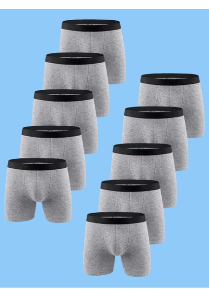 Erkek Çocuk Pamuklu Boxer 10 Adet
