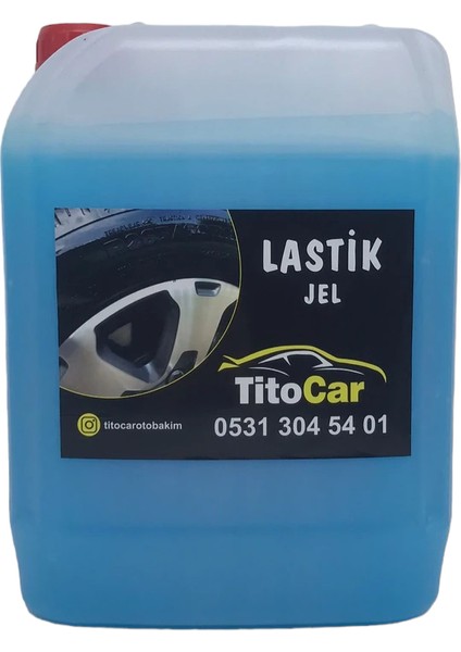 Lastik Parlatıcı Jel 5 Litre