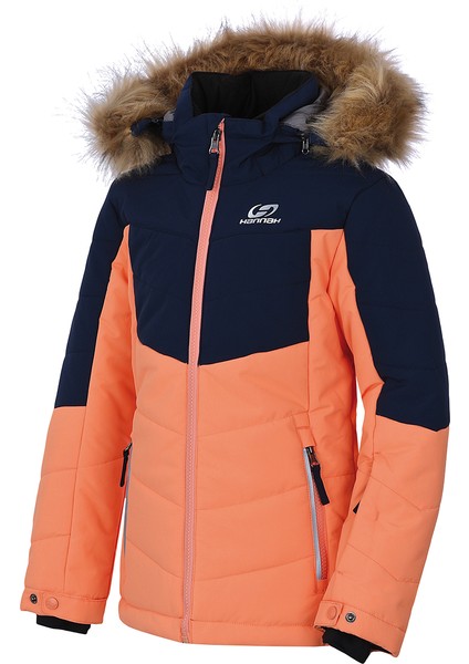 Leane Jr Çocuk Kayak Mont Dress Blues-Cantaloupe