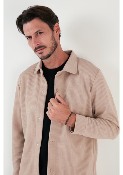 Fitilli Çıtçıtlı Relaxed Fit Gömlek Erkek Gömlek 5905510 fırsatları