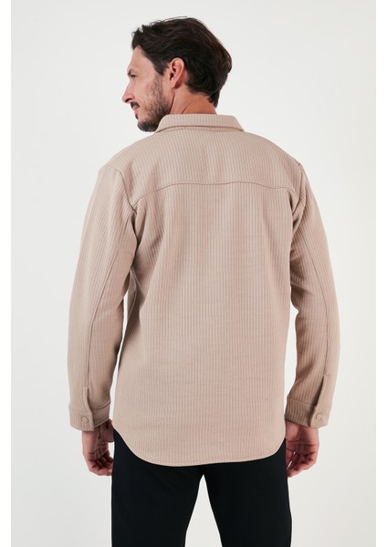 Fitilli Çıtçıtlı Relaxed Fit Gömlek Erkek Gömlek 5905510 indirimleri