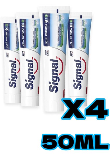 Diş Macunu 50 ml x 4 Adet