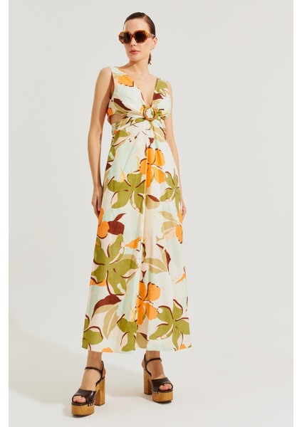 Haki Bej Kemer Detaylı Elbise indirimleri