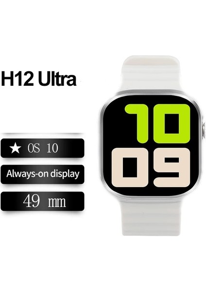 Watch 9 Ultra 2023 Akıllı Saat Amoled Ekran 2.1 Hd Yeni Verisyon H12ULTRA