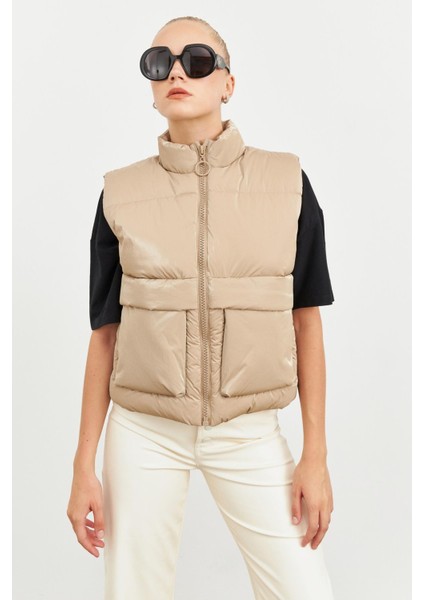 Bej Cepli Şişme Yelek fırsatları