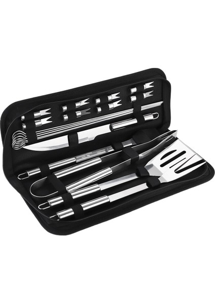 Taşınabilir Barbekü Alet Malzemeleri 18 Parça Set (Yurt Dışından)