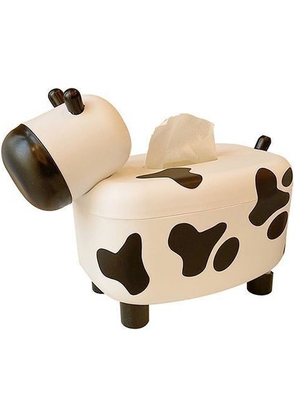 Sevimli Inek Kağıt Mendil Saklama Kutusu (Yurt Dışından)