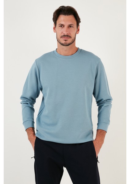 Pamuklu Bisiklet Yaka Regular Fit Basic Sweat Erkek Sweat 5905521 modelleri