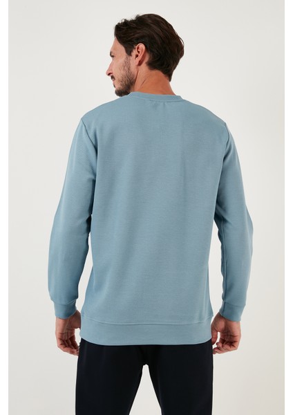 Pamuklu Bisiklet Yaka Regular Fit Basic Sweat Erkek Sweat 5905521 indirimleri