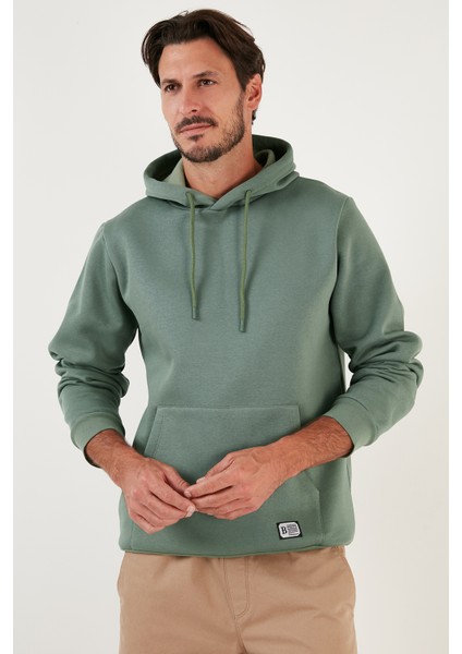 Slim Fit Kapüşonlu Kanguru Cepli Içi Tüylü Yumuşak Şardonlu Sweat Erkek Sweat 5905281 fiyatları