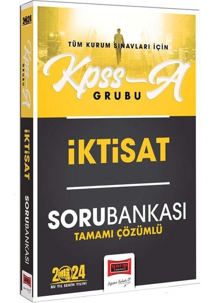 2024 KPSS A Grubu İktisat Soru Bankası