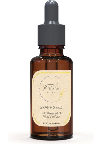 Üzüm Çekirdeği Yağı Soğuk Sıkım-Grape Seed Cold Pressed Oil 30 Ml