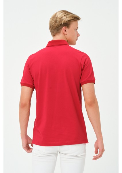 Erkek Kısa Kollu Türkiye Cumhuriyeti 100.YIL Özel Kırmızı Polo Yaka T-Shirt modelleri