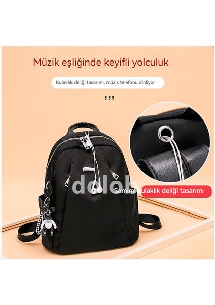 Omuz Kadın Kore Trendy Bayan Boş Büyük Kapasiteli Öğrenci Oxford Bez Sırt Seyahat Çantası (Yurt Dışından) indirimleri