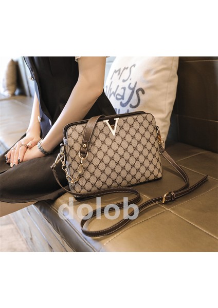 Ilkbahar Yaz Kadın Moda Kolay Retro Baskılı Kabuk Eğik Omuz Zinciri El Gelgit Çantası (Yurt Dışından) fiyatları