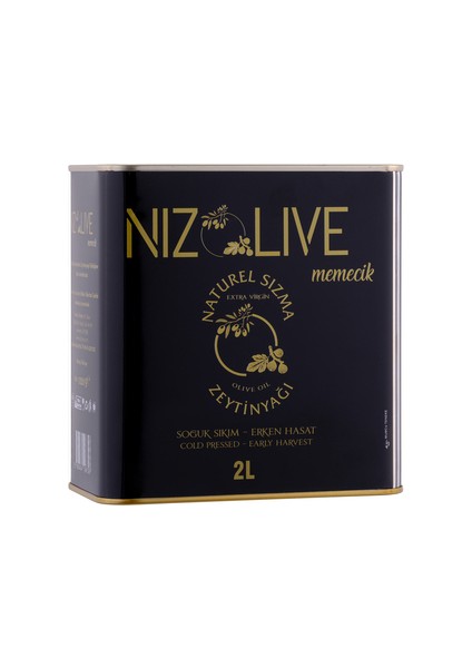 Niz Olive  2023-2024 Erken Hasat Zeytinyağı 2 Lt