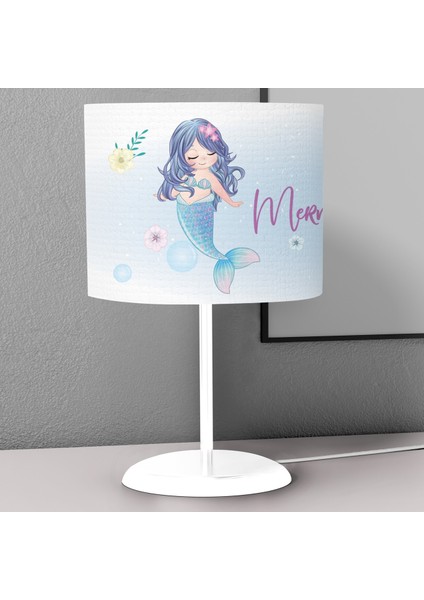 Bebek, Çocuk Odası Modern Temalı Tekli Masaüstü Abajur Gece Lambası Model 00249