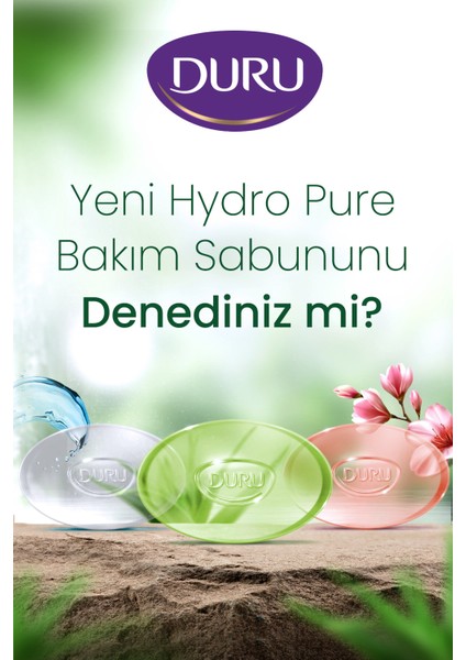 Hydro Pure Aloevera 6 Adet Sabun 3X270 gr Duş Lifi ile Birlikte